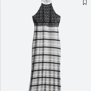 Stitch Fix Kensie Kenna Crochet Detail Knit Maxi Dress Size XXL
